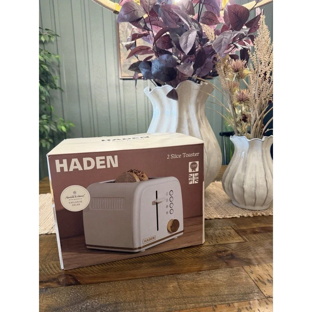 Haden 2 Slice Toaster Cream - Hearth & Hand with Magnolia NEW